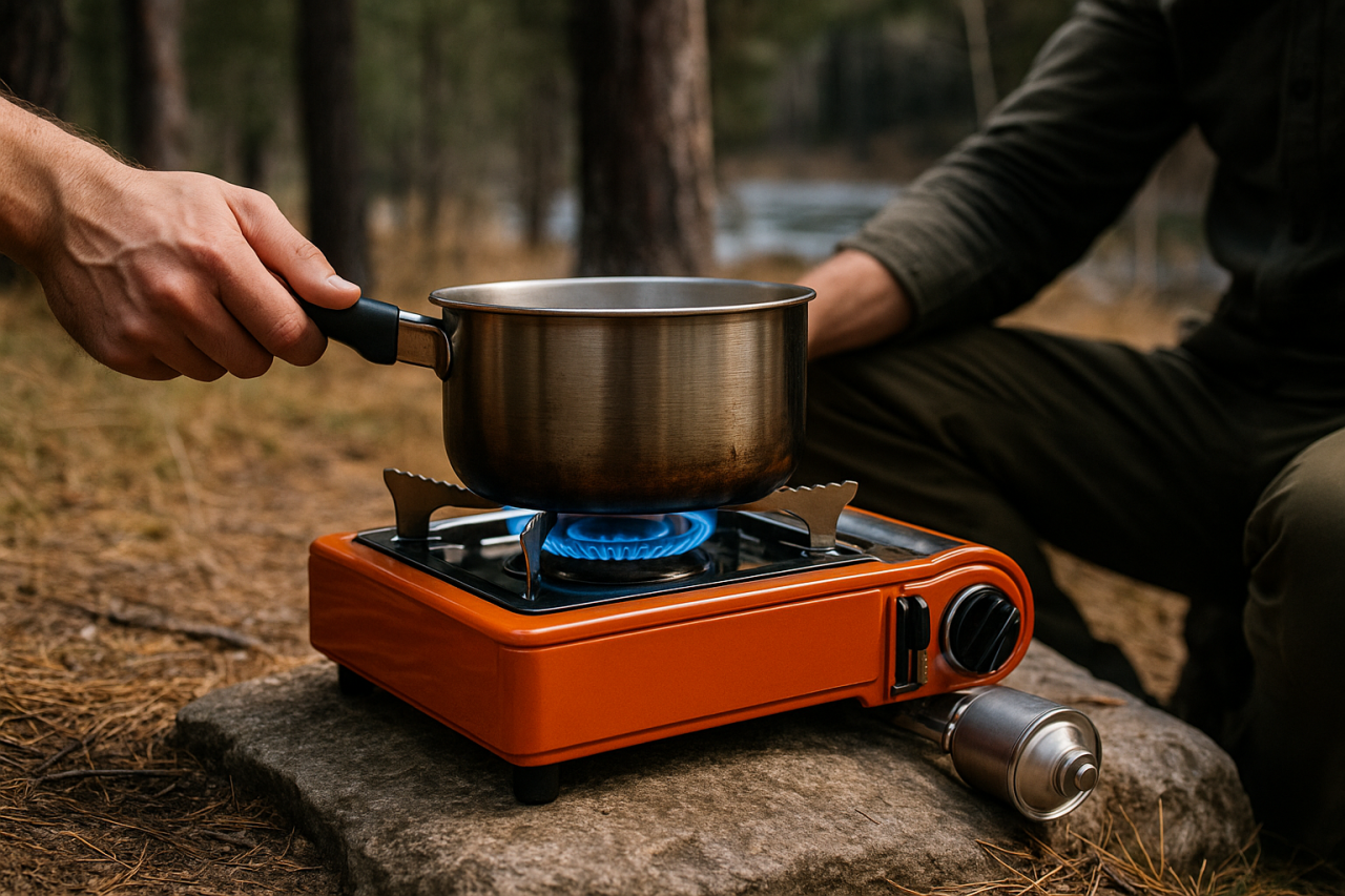 Kampta Güvenli Portatif Ocak Kullanımı