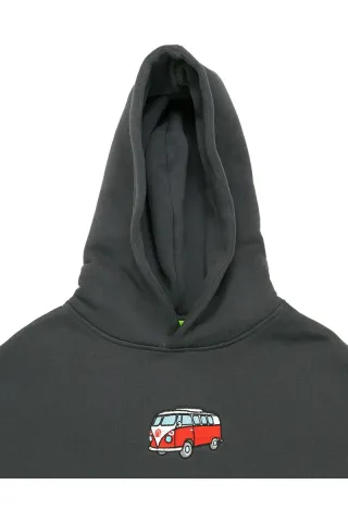 Kırmızı Vos Vos Nakışlı Sweatshirt