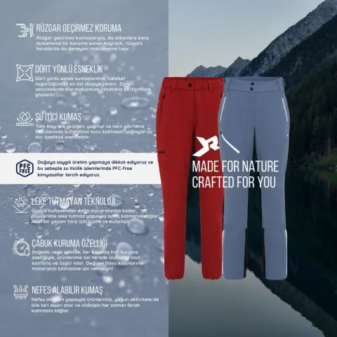 Ascoma Erkek Yazlık Outdoor Pantolon