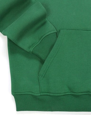 Yeşil Çekme Karavan Nakışlı Sweatshirt