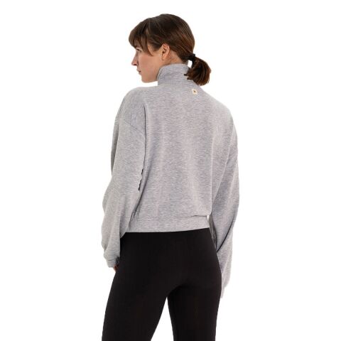 Inguz Dik Yaka Fermuarlı Sweatshirt