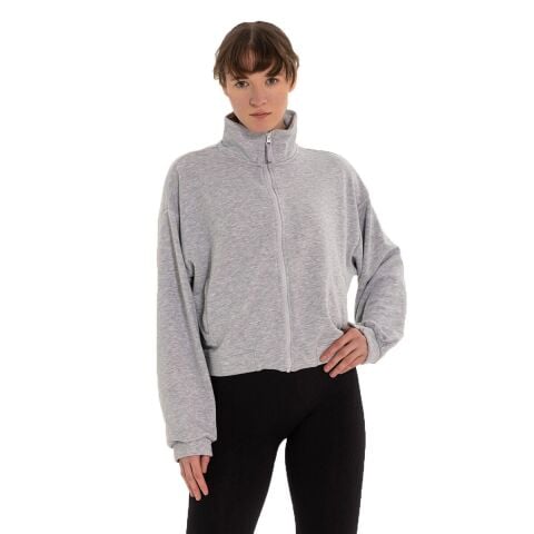 Inguz Dik Yaka Fermuarlı Sweatshirt