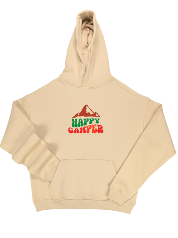 Kahverengi Happy Camper Sweatshirt