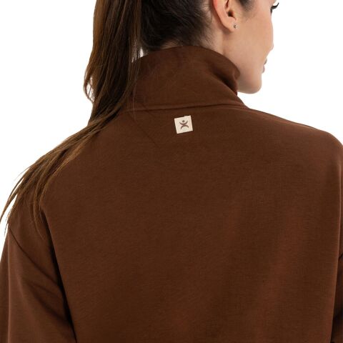 Inguz Dik Yaka Fermuarlı Sweatshirt