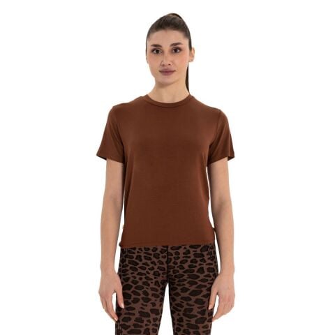 Inguz Sırt Bağlamalı Modal Yoga T-Shirt