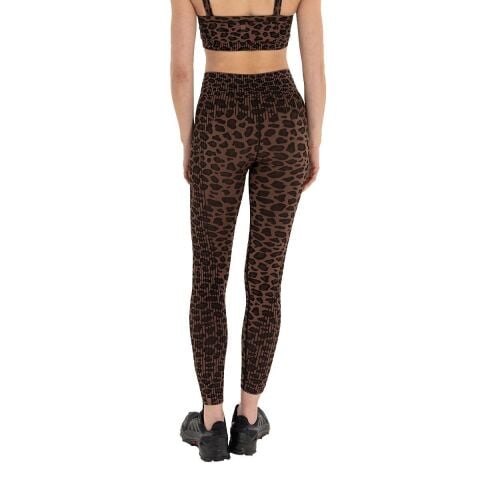 Inguz Leopar Desen Seamless Toparlayıcı Tayt
