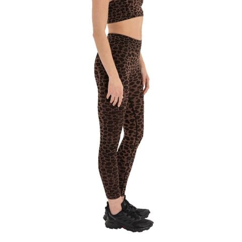 Inguz Leopar Desen Seamless Toparlayıcı Tayt