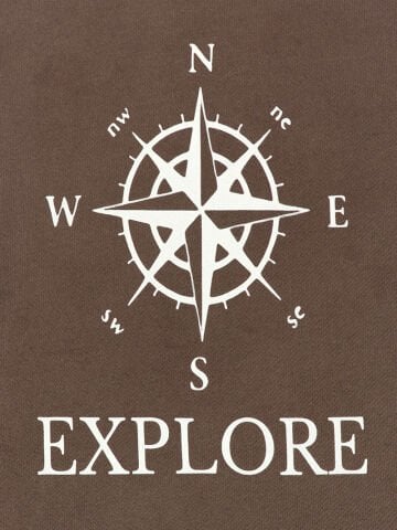 Kahverengi Pusula Sweatshirt