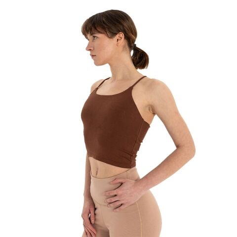 Inguz Sırt Detay İnce Askılı T-Shirt