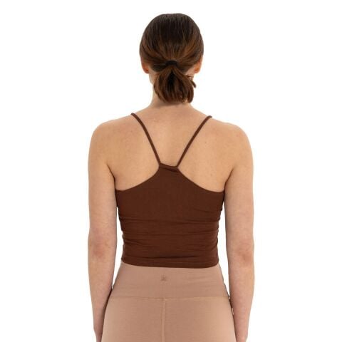 Inguz Sırt Detay İnce Askılı T-Shirt