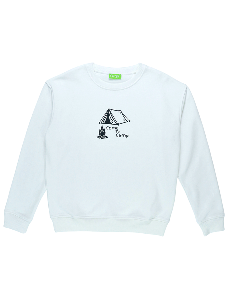Beyaz Come to Camp Sweatshirt