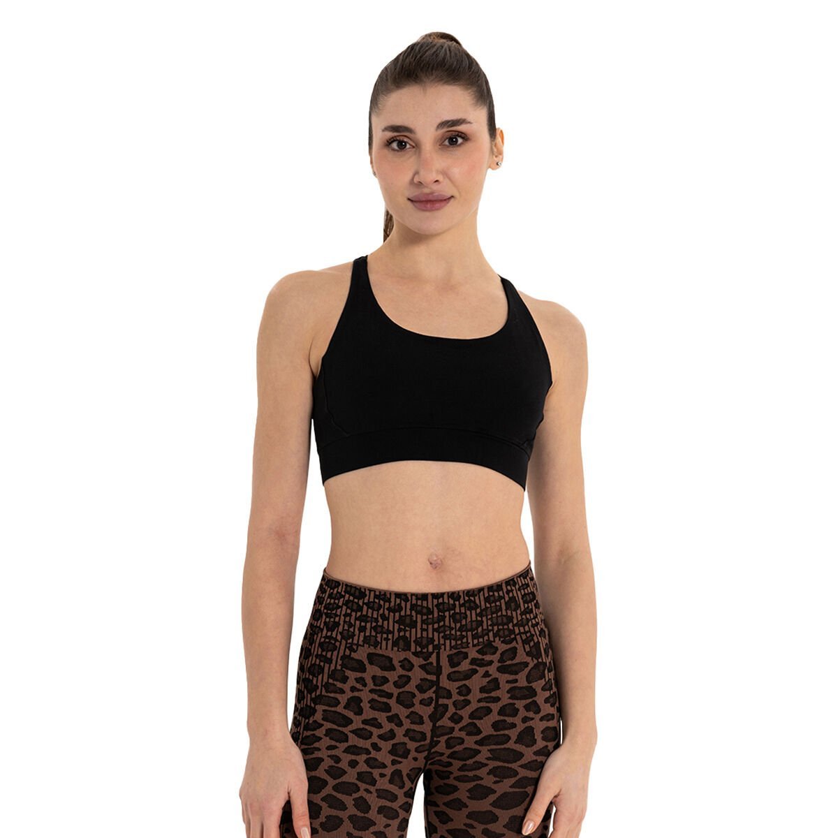 Inguz Çift Askılı Sırtı Çapraz Yoga Büstiyer