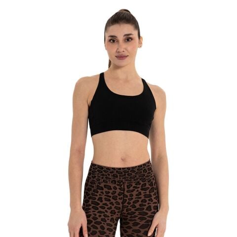 Inguz Çift Askılı Sırtı Çapraz Yoga Büstiyer