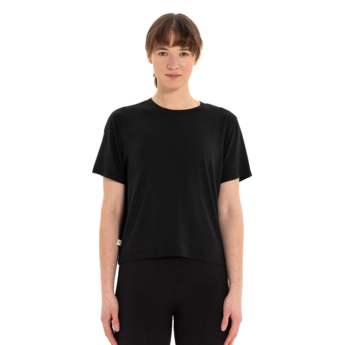 Inguz Modal Bisiklet Yaka Basic Yoga T-Shirt