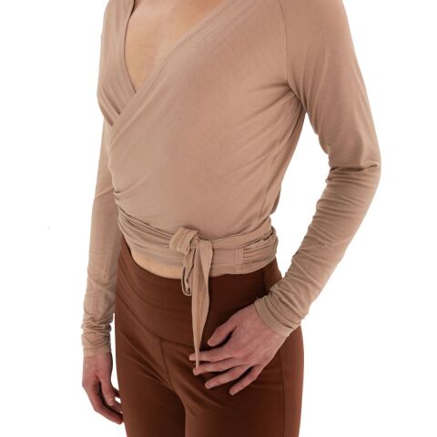 Inguz Anvelop Bağlamalı Modal Bluz