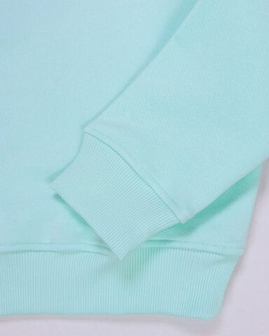 Antik Mint Vespa Nakışlı Sweatshirt