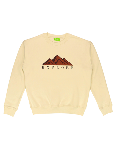 Krem Dağ Sweatshirt