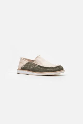 1331 VANEDA LINEN ESPADRIL KETEN ERKEK AYAKKABI BEJ/HAKI