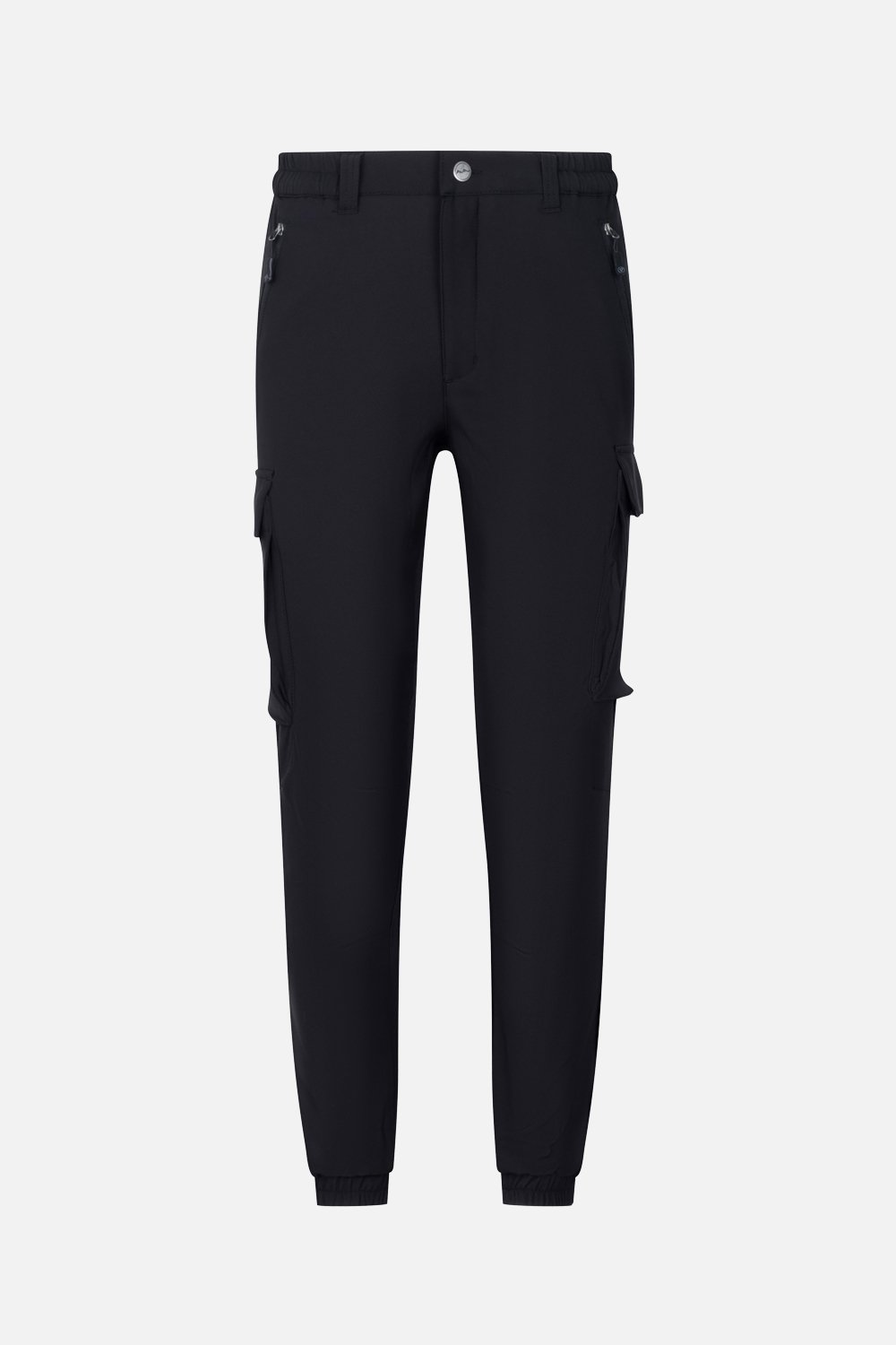 V-CLUTCH JOGGER DAR PAÇA SİYaH PANTOLON