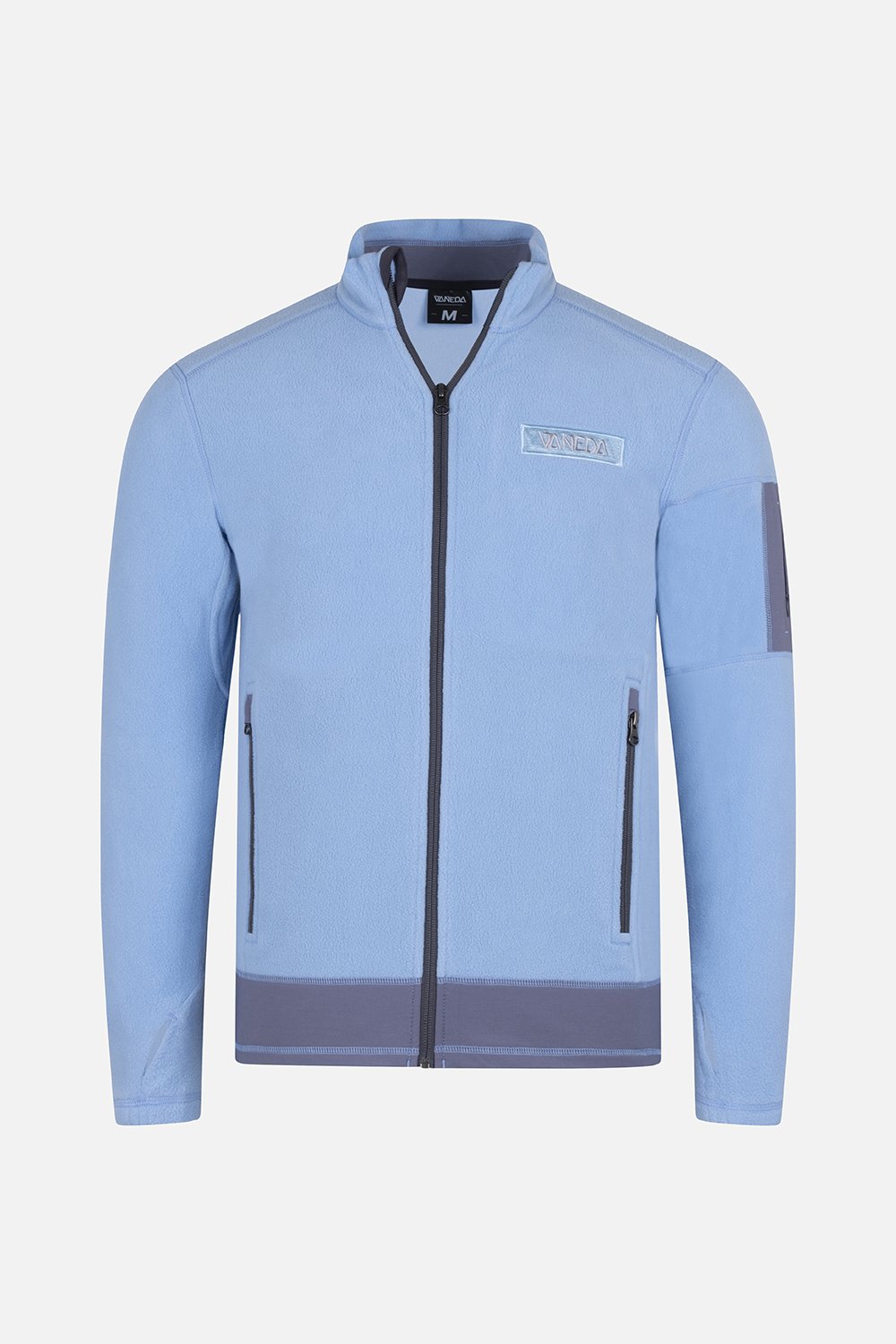 VANEDA REGULAR FIT TAM FERMUAR KADIN POLAR MAVI