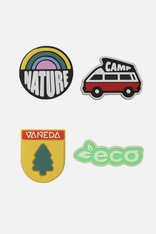 Nature Unisex Renkli 4'lü Terlik Süsü