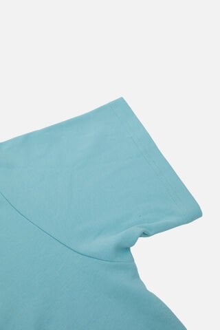 OVERSIZED FIT VANEDA LOGO BASIC TSHIRT YESIL