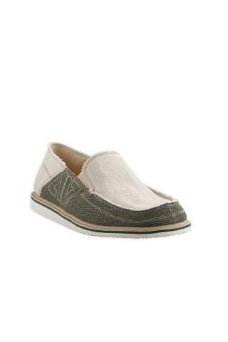 1216 Linen Espadril Keten Erkek Ayakkabı Haki
