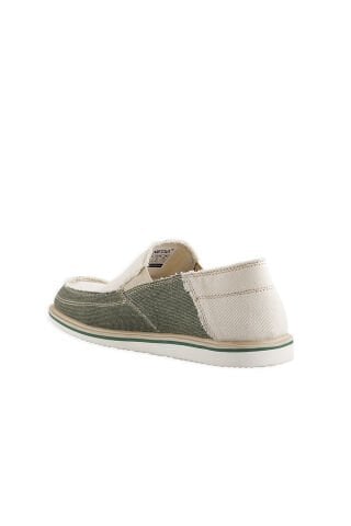 1216 Linen Espadril Keten Erkek Ayakkabı Haki