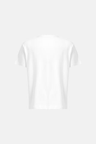 OVERSIZED FIT NEXT UNISEX TSHIRT BEYAZ