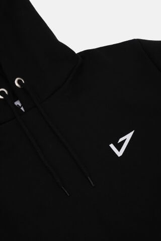 Kapüşonlu Regular Fit Next Unisex Sweatshirt Siyah