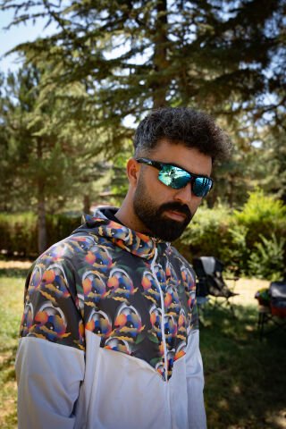 Falco Black- Blue Unisex Sporcu Güneş Gözlüğü | Outdoor