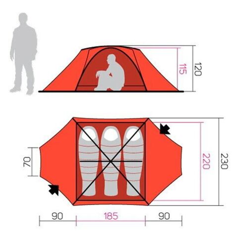 Hannah Covert 3 WS 3 Kişilik 5 Mevsim Çadır