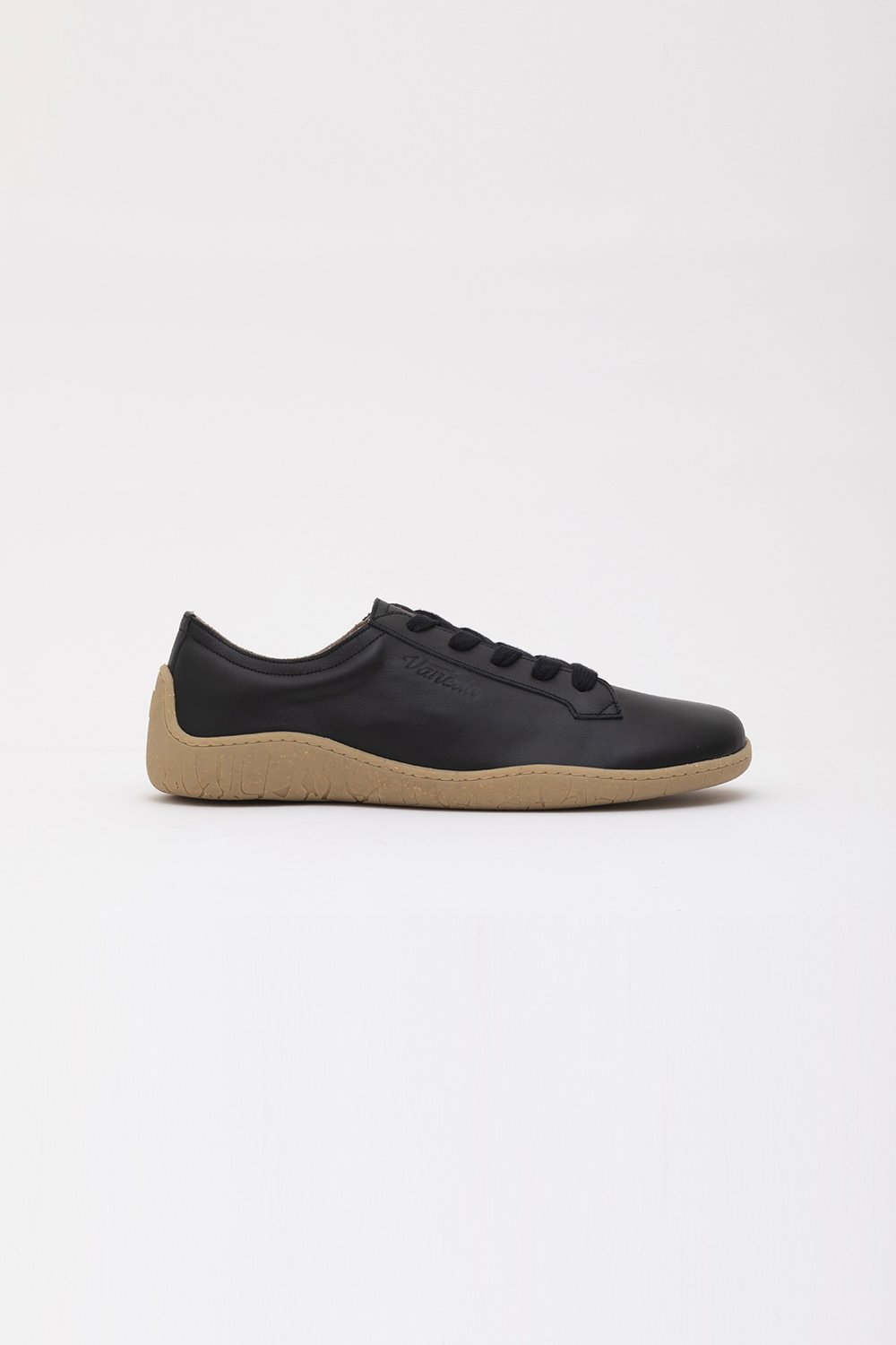 1383 V-Barefoot Comfort Deri Kadın Ayakkabı Siyah