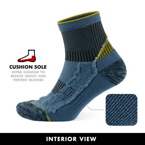 Taban Altı Havlulu Dikişsiz Spor Çorabı 3593