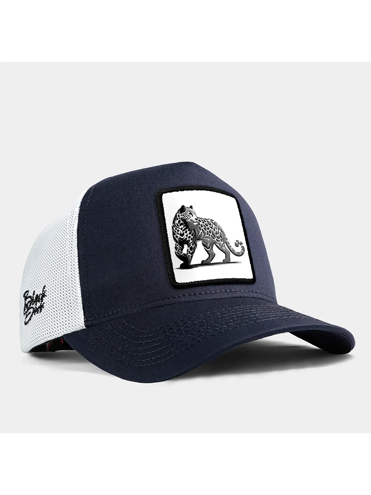 Lacivert-Beyaz Şapka (Cap)