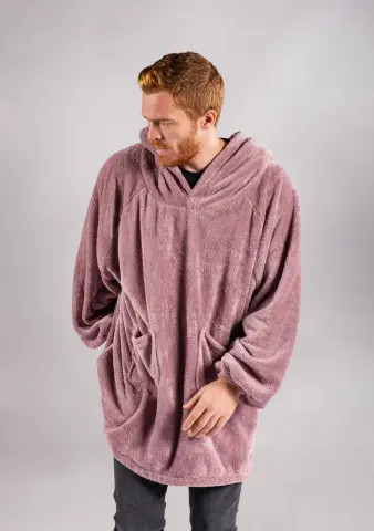 Welsoft Giyilebilir Tv Battaniyesi T-warmie Lila