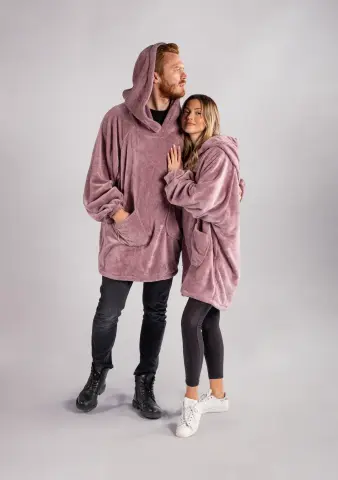 Welsoft Giyilebilir Tv Battaniyesi T-warmie Lila