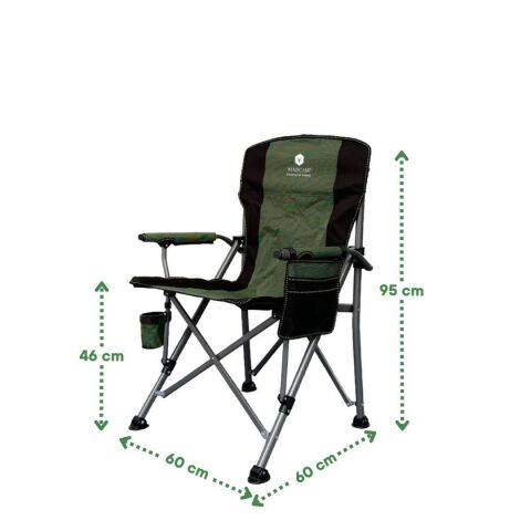 KATLANIR KAMP SANDALYESİ LUX - YEŞİL