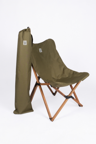 BAG THE JOY AHŞAP KATLANIR MASA SANDALYE SETİ – KAHVERENGİ – HAKİ – 70*70*55cm