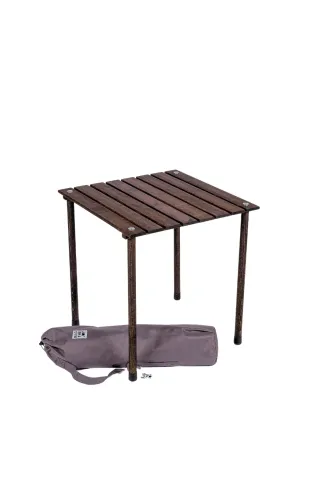 BAG THE JOY AHŞAP KATLANIR MASA SANDALYE SETİ – ANTRASİT – SU YEŞİLİ – 50*50*50cm